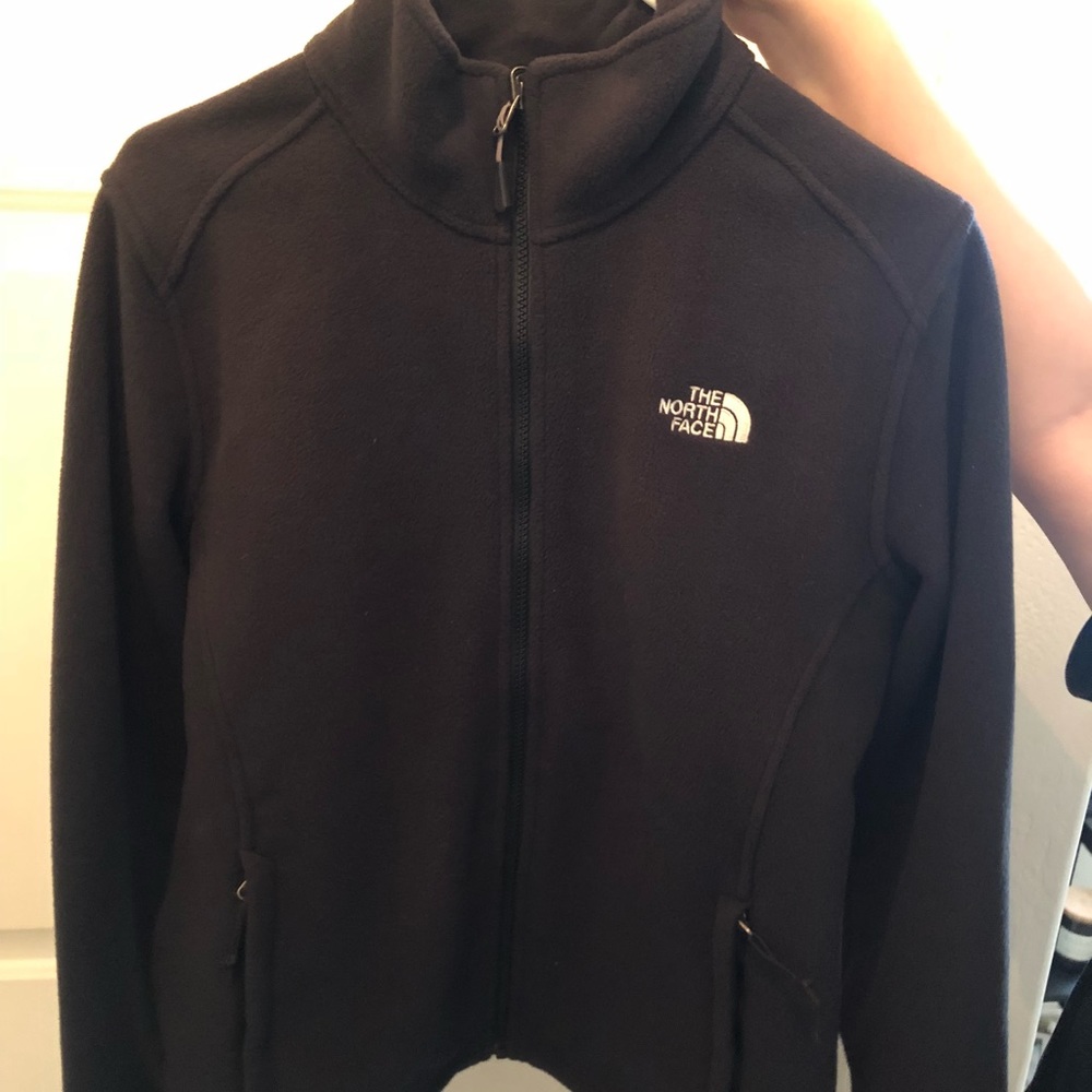 The North Face black fleece jacket